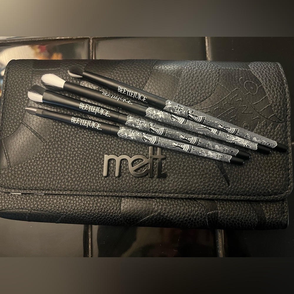 Melt Beetlejuice Makeup Brush Set with Bag